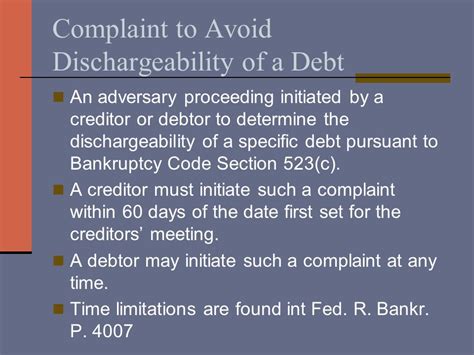 Rule 4007. Determination of Dischargeability of a Debt