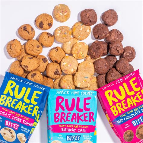 Rule breaker snacks. Rule Breaker Snacks | 504 followers on LinkedIn. Plant-based. Gluten-free. Nut-free. Top 11 Allergen-Free. Deliciously soft-baked. We&#39;ve got snack time solved! | At Rule Breaker, we make ... 