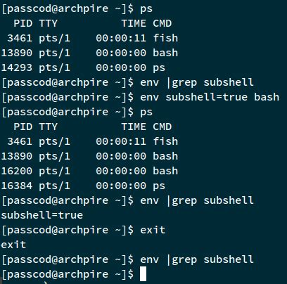 Rule for invoking subshell in Bash? - maquleza.afphila.com