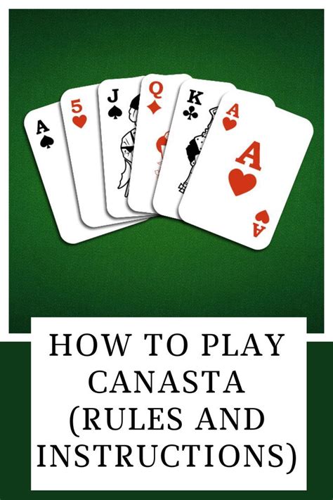 Rules For Playing Canasta Card Game