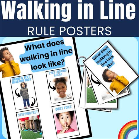 Rules for walking in a line at school.  to rule paper.  3.  To prevail at a pa...