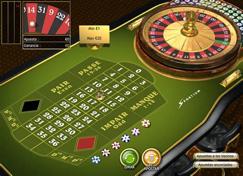 Ruleta de póquer de casino online.