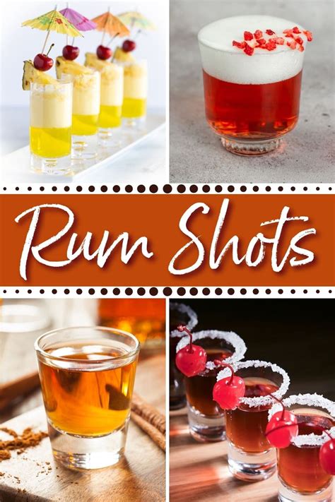 Rum shots. Boil water and stir in the cherry gelatin until dissolved according to package instructions. Pour into each glass and wait until the Jell-O sets, then add the layer of vanilla pudding with RumChata whisked in. Place in the refrigerator to set. Garnish with whipped cream or cool whip, and top with a sprinkle of cinnamon sugar before serving. 