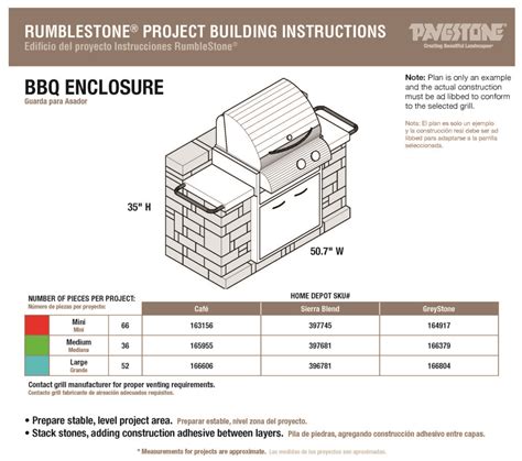 Rumblestone bbq enclosure.  The RumbleStone system includes a set of rustic...