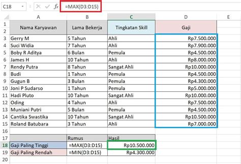 Rumus excel lengkap dan contohnya.  Setiap pengolahan data pada aplikasi k...