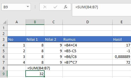 Rumus excel total jumlah.  Excel menyediakan berbagai Rumus total di Microso...