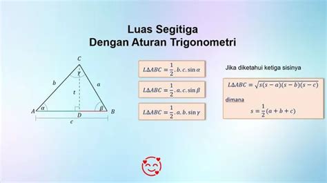 Rumus luas segitiga trigonometri beserta contohnya.  Tapi Supaya kamu s...