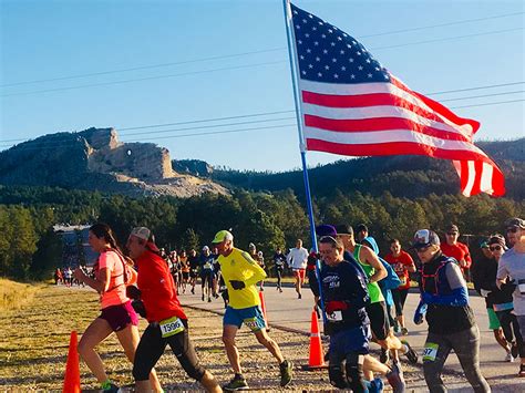 Run Crazy Horse Join us for 26.2 miles of Black Hills Beauty