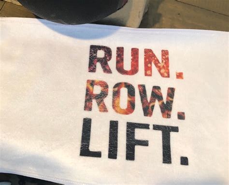 Run Row Lift TShirt perfect for OTF Lovers Fun colorful Etsy