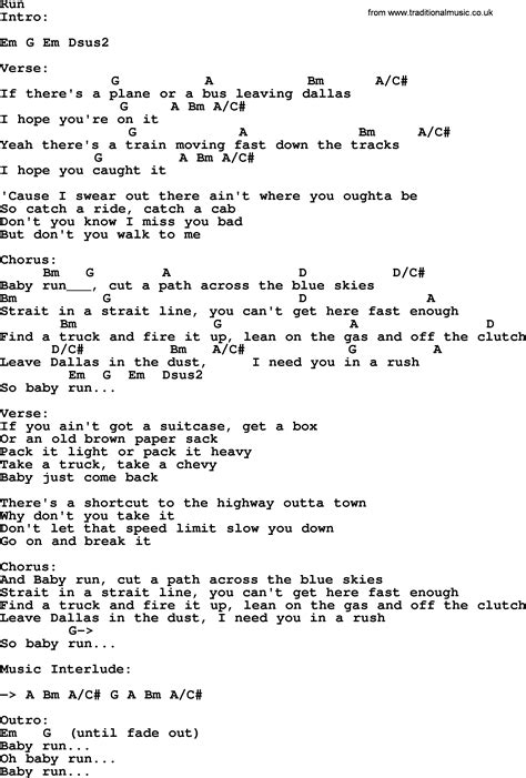 Run lyrics. Things To Know About Run lyrics. 