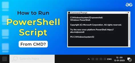 Run powershell script as administrator.  From the cmd line, to start a script dire...