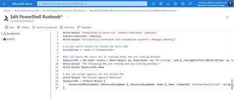 Run powershell script in azure.  Jan 11, 2024 · Azure Automation is one of...