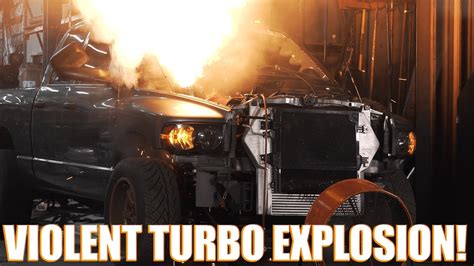 Runaway Diesel Engine Explosion