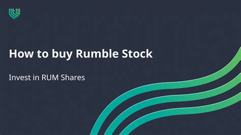 Runble stock. Things To Know About Runble stock. 