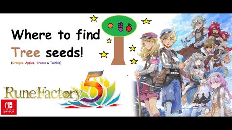 Rune factory 5 twinkle tree. Here is a video of 2 places where you can find tree seeds that i know of after you have gotten the Foresight Crest. 