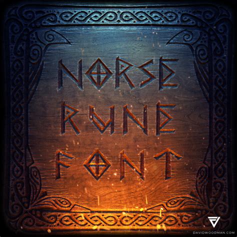 Chaos Runes Font. Happy New Year 2017! What would be better 