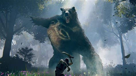 The bear makes two attacks: one with its bite and one with its cl