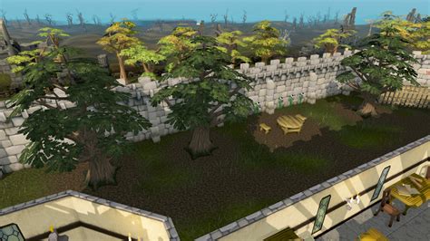 Runescape yew. Yew roots are the remains of a yew tree planted in a tree farming patch. Players need level 60 Farming to grow this tree, and cannot obtain roots from chopping down a wild yew tree. Players must plant a yew seed in a plant pot filled with soil, water it with a watering can, then wait for the yew sapling to germinate. Players must then plant the seedling in one of six tree patches, and wait for ... 