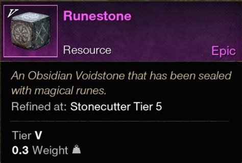 Runeglass. Stonecutting. 180. Showing 1 to 10 of 14 entries. Loading Ad. Add increased Ice damage to any Pristine Cut Gem by encasing it in this Runeglass at a Stonecutting Table. New World Database contains all the information about items, quests, crafting recipes, perks, abilities, population numbers and much more.. 