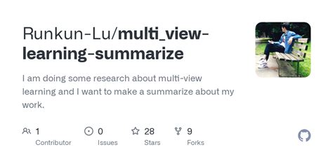 Runkun-Lu/multi_view-learning-summarize - Github