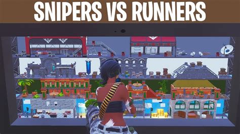 SNIPERS VS RUNNERS by latty Fortnite Creative Map Code. Use Map Code 5431-4642-2718. Fortnite Creative Codes. SNIPERS VS RUNNERS by latty. Use Island Code 5431-4642-2718. Browse Maps Deathruns …. 
