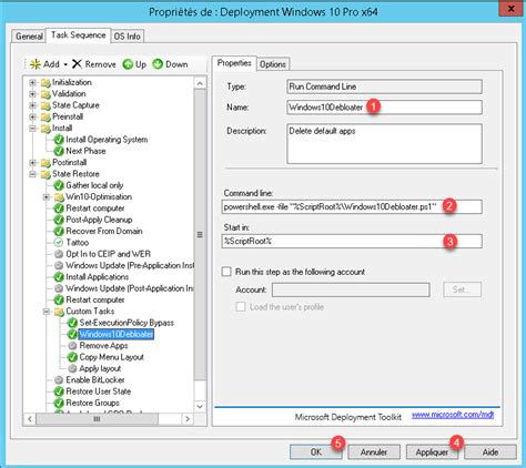 Running .cmd or .bat via MDT with admin rights