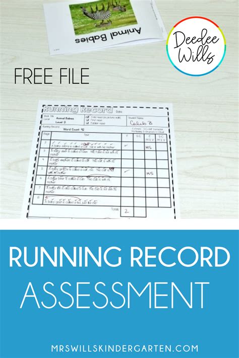 Running Records Assessment Free File and Examples
