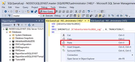 Running a Script in Microsoft SQL Server - Coveo