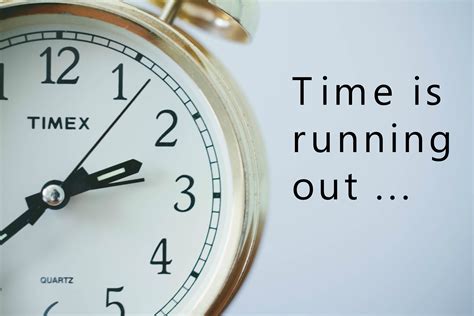 Running out of time. RUN OUT OF TIME meaning: 1. to not have enough hours, etc. available to finish something you are trying to do: 2. to not…. Learn more. 