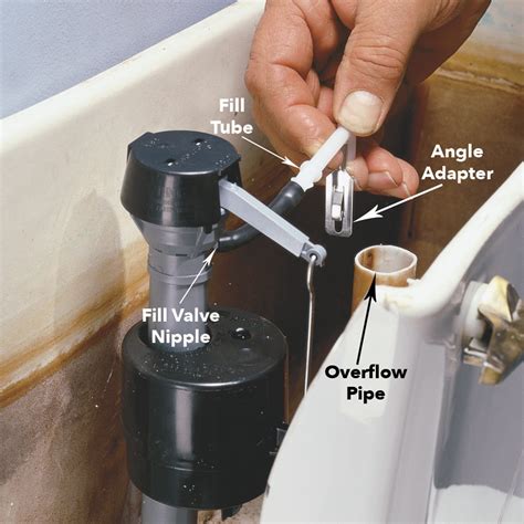 Running toilet fix. Use your fingers to gently bend the float arm connected to the often black, balloon-like float near the top of the tank to adjust its position and the float height. Flush … 