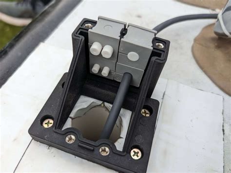 Running wires through rv roof.  Use it for multiple cables and avoid drilling multiple...