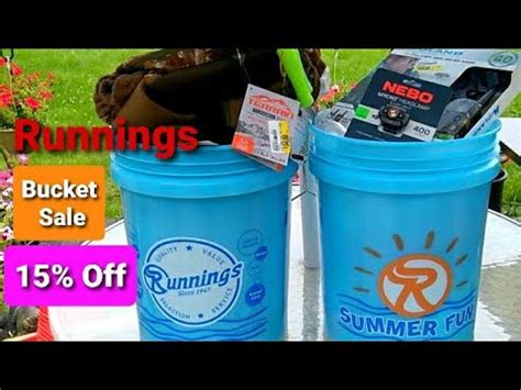 Runnings bucket sale. Things To Know About Runnings bucket sale. 