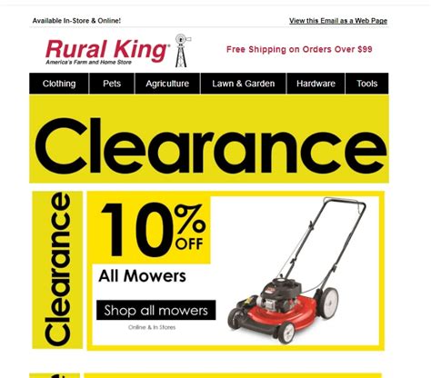 Rural king coupon codes 2023. Rural King Discount Code September 2023. In order to help you save money and time, We provide you with Rural King Discount Code + the best Rural King Coupon Code & Discount Code. What's more, with the latest Discount Code for September 2023, an amazing 60% discount is available for your online orders at ruralking.com. 