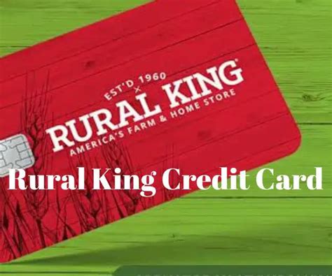 Rural king credit card application. The last time I had a Rural King credit card was only a few years ago, and it was backed by Syncrony at that time, and mine only had an $800 limit. My credit rebuilding appears to be working out! ... so I guess it was a little silly to apply for the card just to get 5% off the $60 truck battery, but I buy other stuff there too from time to time ... 