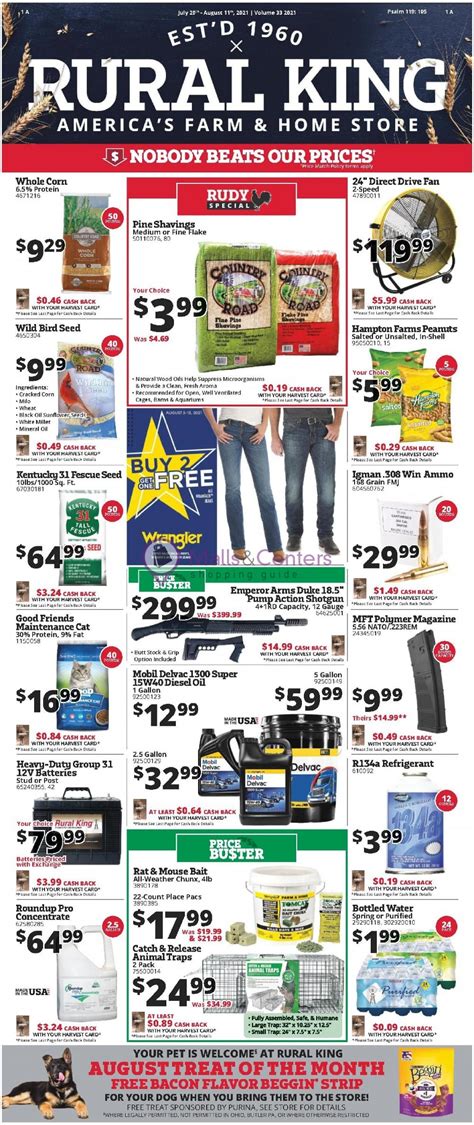 May 13, 2024. Click to Save. See Details. Get $19.46 with Rural King Coupon Codes. Save with Get up to 20% Off Rural King at Walmart Free Next-Day Shipping on Eligible Orders $35+. Get up to 20% Off Rural King at Walmart Free Next-Day Shipping on Eligible Orders $35+ top discount. Enjoy discount, spend less.. 