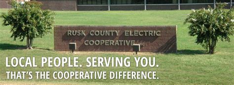 Rusk county electric. Some of the Things We Do Will Shock You. As your electric cooperative, our main job is to deliver electric power to local homes and businesses at a fair price. And, of course, to be there 24 hours a day should your service be interrupted. That's what people expect of us. But we do a lot of things you may not expect. 