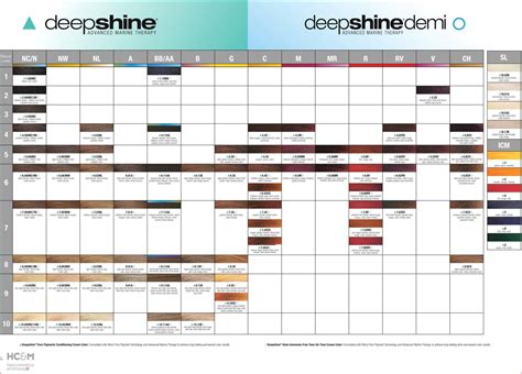 Find many great new & used options and get the best deals for Rusk Deepshine Hair Color Chart Swatch Book 2018 at the best online prices at eBay! Free shipping for many products!.