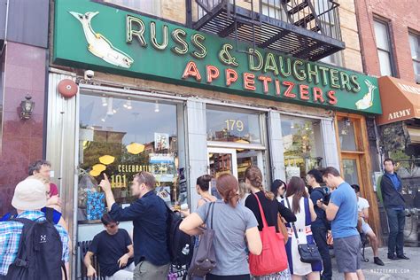 Russ and daughters. New York’s iconic Russ & Daughters brings its famed appetizing tradition to Hudson Yards in a “combination of old and new” that brings a flavor of the Lower East Side to the supertalls of the West Side. Russ & Daughters is known for its “Appetizing” — food that is eaten with bagels — and while appetizing stores were once fairly popular, Russ & … 