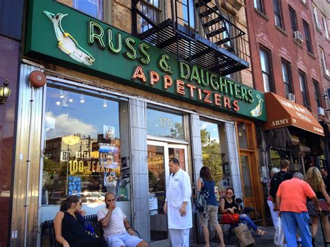 Russ and daughters nyc. Oct 18, 2023 · Russ & Daughters “New” Location. Oct 18, 2023, 8:28 AM. I know Russ & Daughters is very popular here on the forum, but I don’t recall this being mentioned yet. A new, large Russ & Daughters opened in midtown (Hell’s Kitchen) on 34th Street at 10th Ave back in July. Close to so much…Hudson Yards, The Edge, the 34th St-Hudson Yards 7 ... 