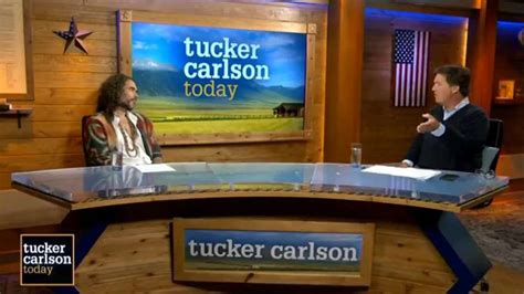 Russell Brand on Tucker Carlson Today Part 1. - YouTube