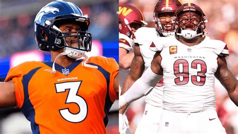 Russell Wilson and Broncos’ rebuilt O-line faces a stiff test from Commanders’ dominant D-line