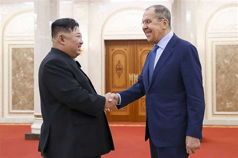 Russia’s foreign minister offers security talks with North Korea and China as he visits Pyongyang