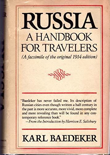 Russia a handbook for travelers a facsimile of the original 1914 edition. - Szirmai és szirmabesenyői szirmay család története.