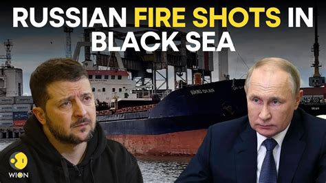 Russia fires warning shots at cargo ship in Black Sea