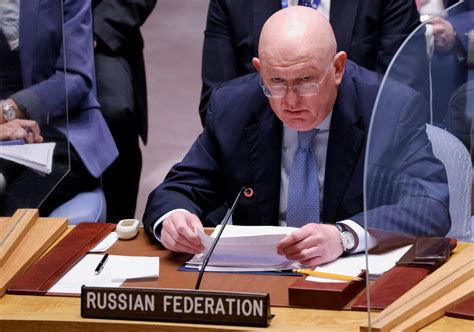Russia running the UN Security Council is going about how you’d expect