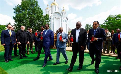Russia strikes Kyiv amid visit by African leaders on peace mission