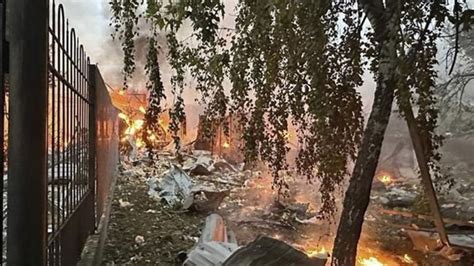 Russia strikes cities from east to west Ukraine, starting fires and killing at least 2