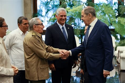 Russian foreign minister visits Cuba, condemns US sanctions
