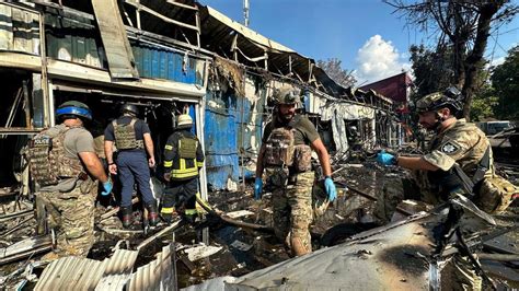 Russian shelling of an eastern Ukrainian city kills 16 and wounds dozens, the prime minister says