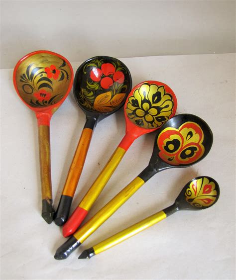 Check out our russian vintage wooden spoon selection for the very b